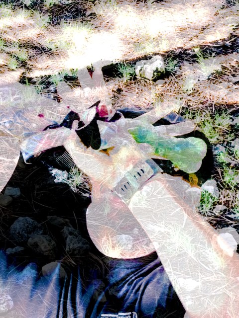 Screenshot of Will covering his eyes as he dissolves from As Seen on TV.